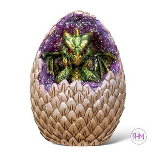 Royal Dragon of the Emerald Palace LED Light Up Crystal