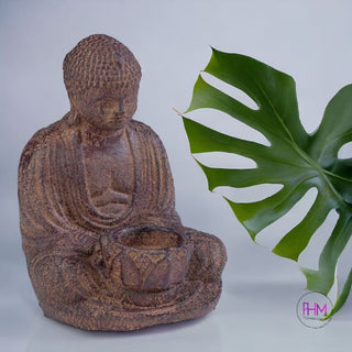 Sacred Buddha Volcanic Stone Statue 🪬