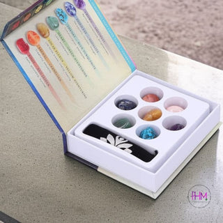 Sacred Chakra Wellness Stone Kit 🪷 - Crystals