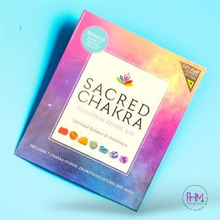 Sacred Chakra Wellness Stone Kit 🪷 - Crystals