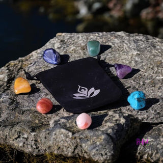 Sacred Chakra Wellness Stone Kit 🪷 - Crystals