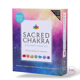 Sacred Chakra Wellness Stone Kit 🪷 - Crystals