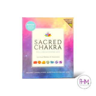 Sacred Chakra Wellness Stone Kit - Crystals