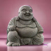 Sacred Happy Buddha Volcanic Stone Statue 💜