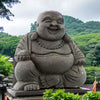 Sacred Happy Buddha Volcanic Stone Statue 💜