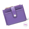 Sam Mini Snap Wallet &amp; Card Holder - Purple