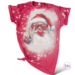 Santa Baby 🎅🏼 Bleached Tee - Boutique Clothing