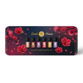 Scent Haven Premium set of 6 Tin Box Holiday Gift Set 🌲