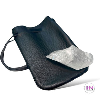 Shaman Black Leather Medicine Bag 🌙