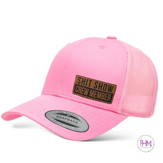 Shit Show Crew Member | Leather Patch Hat
