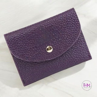 Simple & Chic Pebble Vegan Leather Cardholder Wallet 💳