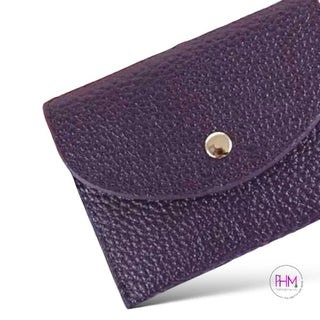 Simple & Chic Pebble Vegan Leather Cardholder Wallet 💳