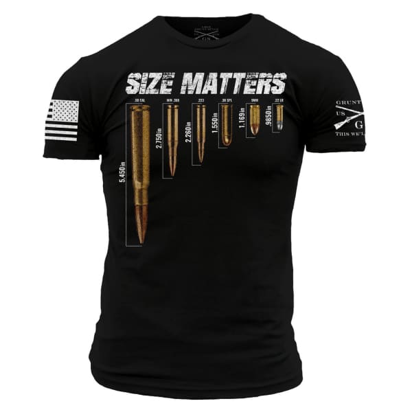 Size Matters T Shirt | Grunt Style - shirt