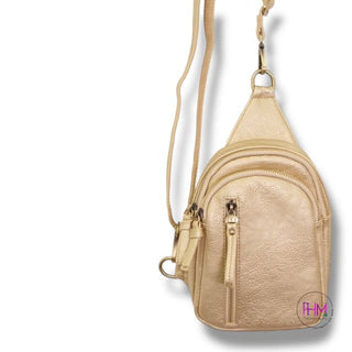 Skyler Sling Bag | Joy Susan 🖤 - Metallic Gold - purse