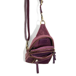 Skyler Sling Bag | Joy Susan 🖤 - Plum Velvet - purse