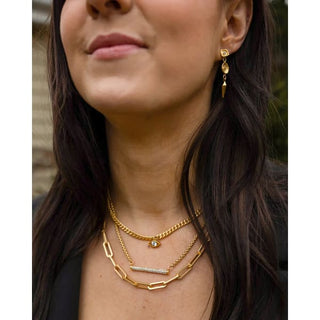 Small Evil Eye Crystal Necklace | Loni Paul - Jewelry