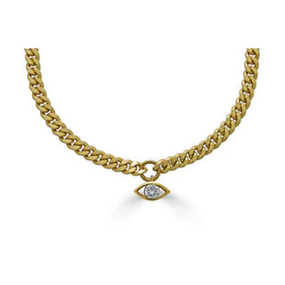 Small Evil Eye Crystal Necklace | Loni Paul - Jewelry