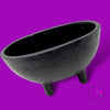 Spellcaster’s Oval Cast Iron Smudge Pot - Cauldon