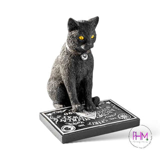 Spirit Board Black Cat Statue