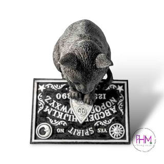 Spirit Board Black Cat Statue