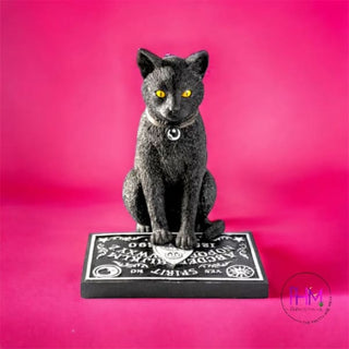 Spirit Board Black Cat Statue