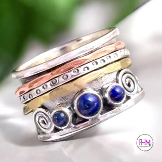 Spirit Guide Lapis & Copper Ring💙🔮