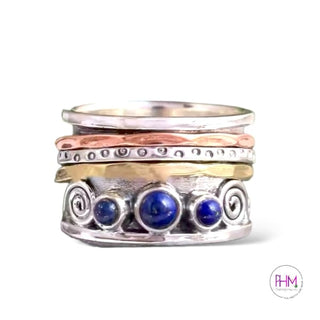 Spirit Guide Lapis & Copper Ring💙🔮