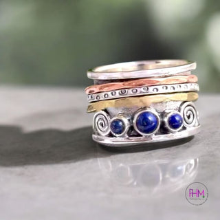 Spirit Guide Lapis & Copper Ring💙🔮