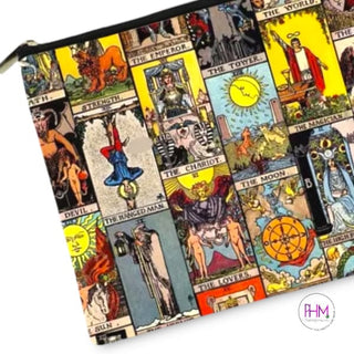 Spirit Guide Tarot Zipper Pouch 🔮 - Major Arcana