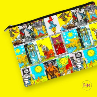 Spirit Guide Tarot Zipper Pouch 🔮 - Classic Bold