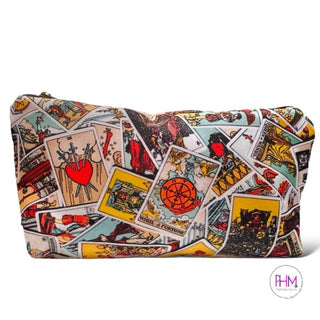 Spirit Guide Tarot Zipper Pouch 🔮 - Classic Neutral