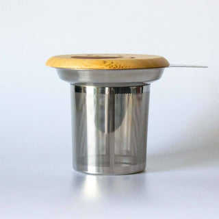 Steel & Bamboo Single Cup Steeper 🍵 - tea steeper
