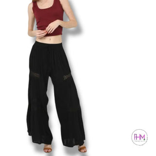 Stevie Wide Leg Pants 🖤 - Clothing