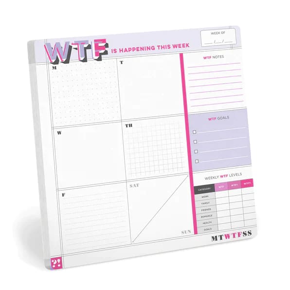 Sticky Pad WTF Is Happening This Week - Planner