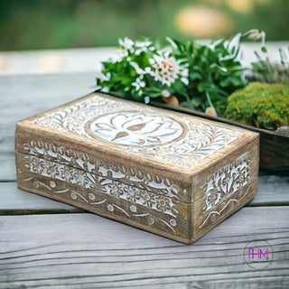 Stop and Smell the Lotus Wooden Box 🌸