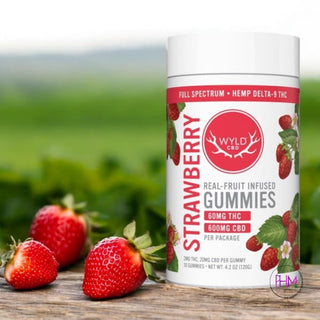 Strawberry Extra Strength CBD Gummies | WYLD 🤘🏻