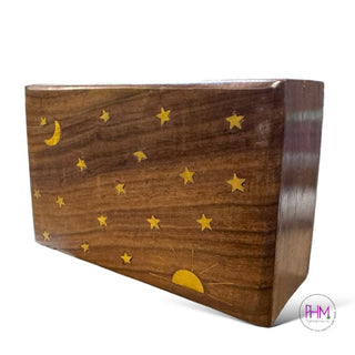 Sun & Stars Wooden Keepsake Box