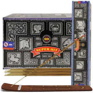 *Super Hit Incense | Satya - 10 Sticks w/Stand