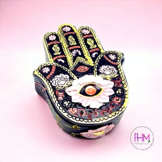 Sweet Serenity Hamsa Hand Healing Box - Incense Burner