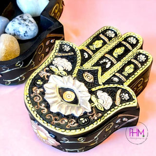 Sweet Serenity Hamsa Hand Healing Box - Incense Burner