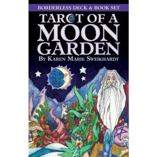Tarot Of A Moon Garden | Borderless Deck & Book Set 🌙