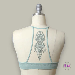 Tattoo Bralette 💫 - Sage / XS/S