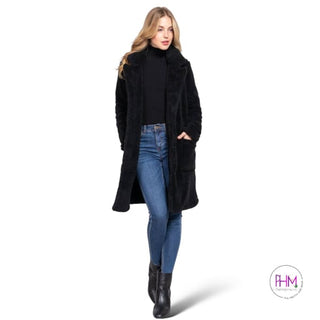 Teddy Sherpa Coat 🖤