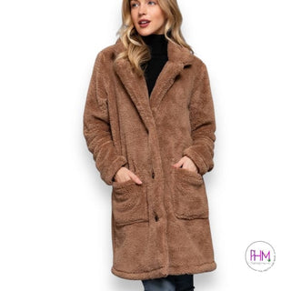 Teddy Sherpa Coat 🖤