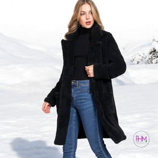 Teddy Sherpa Coat 🖤