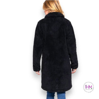 Teddy Sherpa Coat 🖤