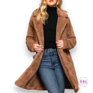 Teddy Sherpa Coat 🖤