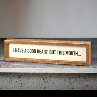 This Mouth Box Sign