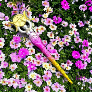 Triple Moon Goddess Wand