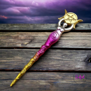 Triple Moon Goddess Wand